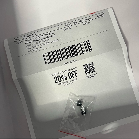 Black Azalea Wang Chain Embellished Boot - Picture 3 of 8